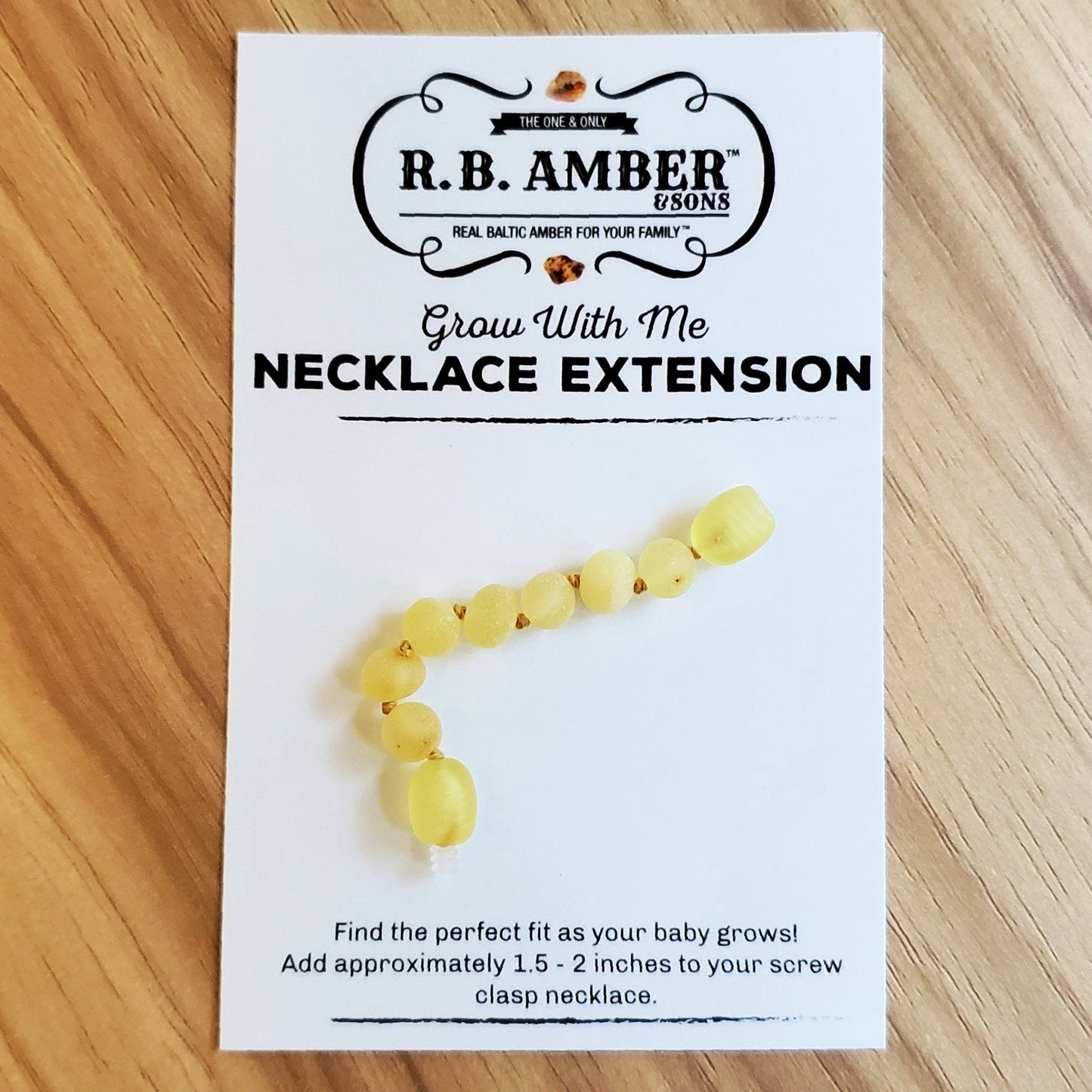 Baltic Amber Jewelry Extender - Sweetbottoms BoutiqueR.B. Amber Jewelry