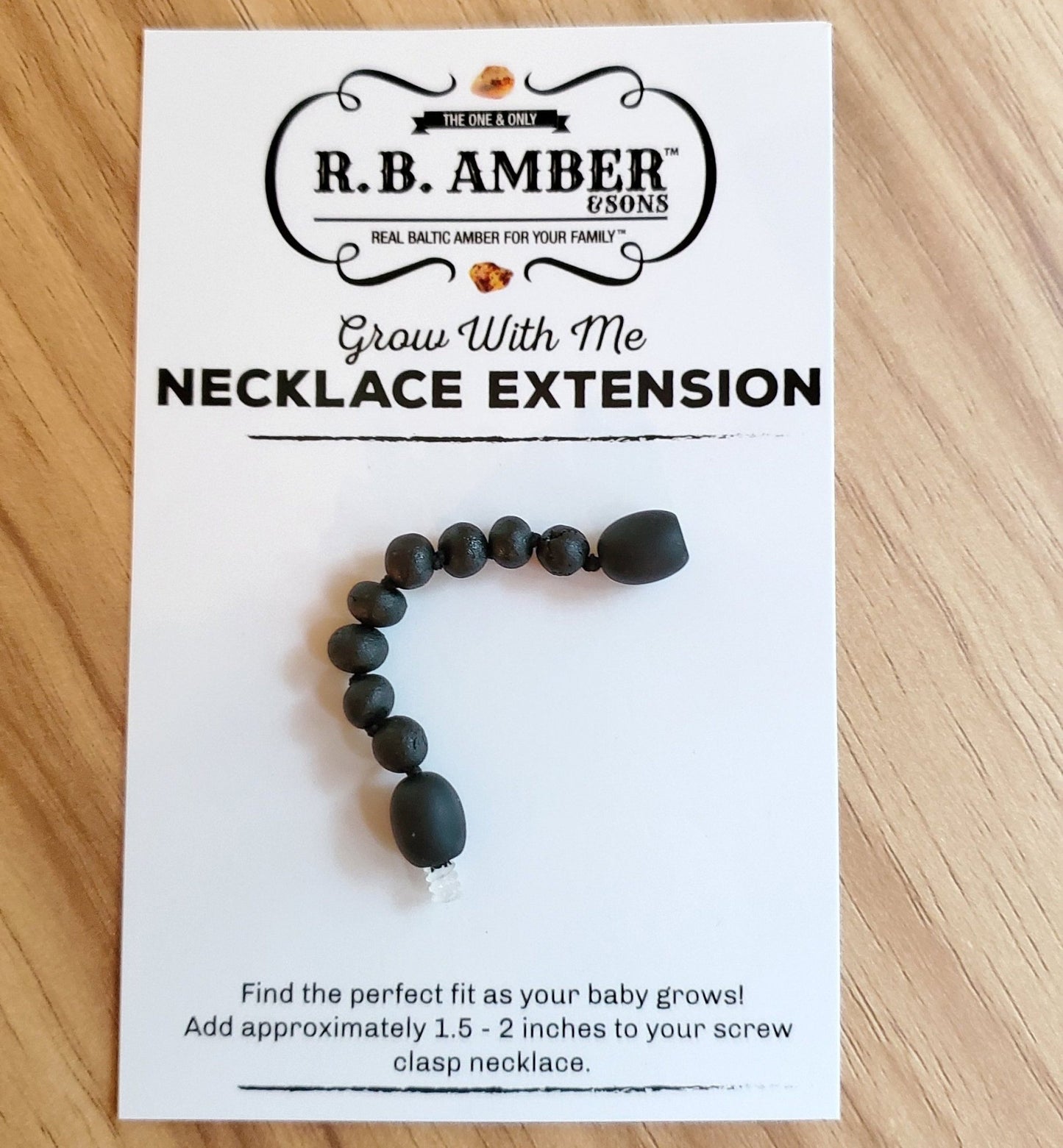 Baltic Amber Jewelry Extender - Sweetbottoms BoutiqueR.B. Amber Jewelry