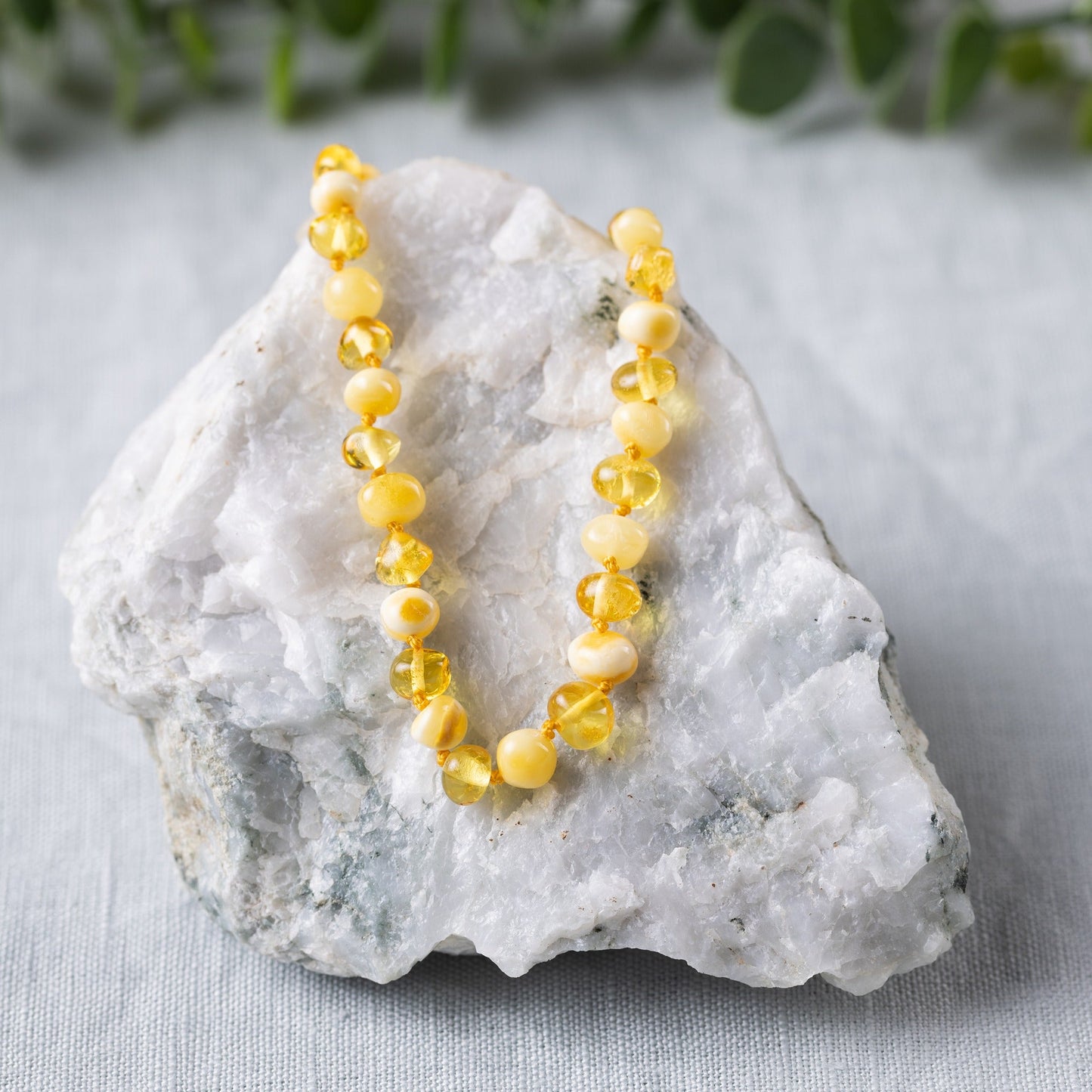 Baltic Amber Necklace for Children - Screw Clasp - Sweetbottoms BoutiqueR.B. Amber Jewelry