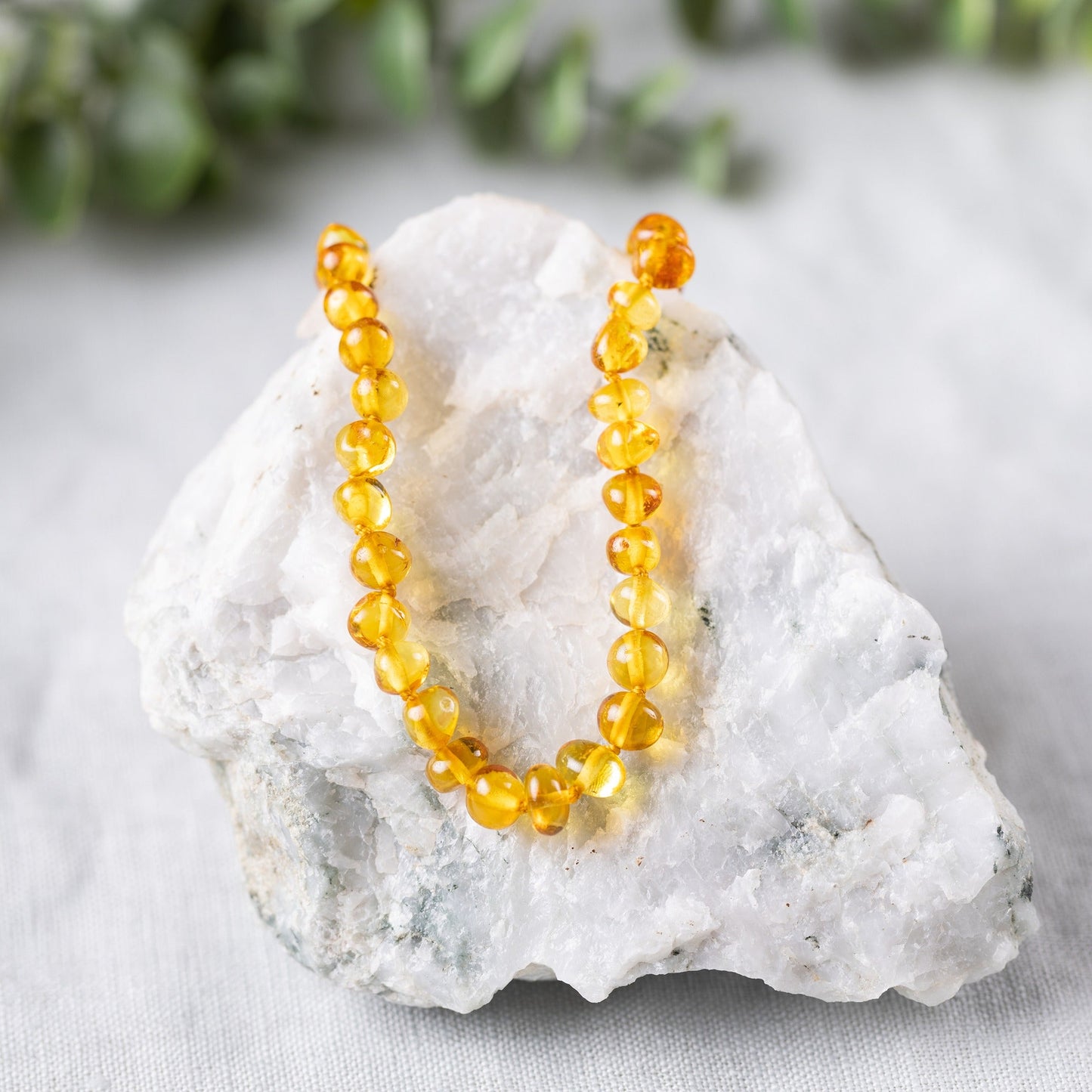 Baltic Amber Necklace for Children - Screw Clasp - Sweetbottoms BoutiqueR.B. Amber Jewelry