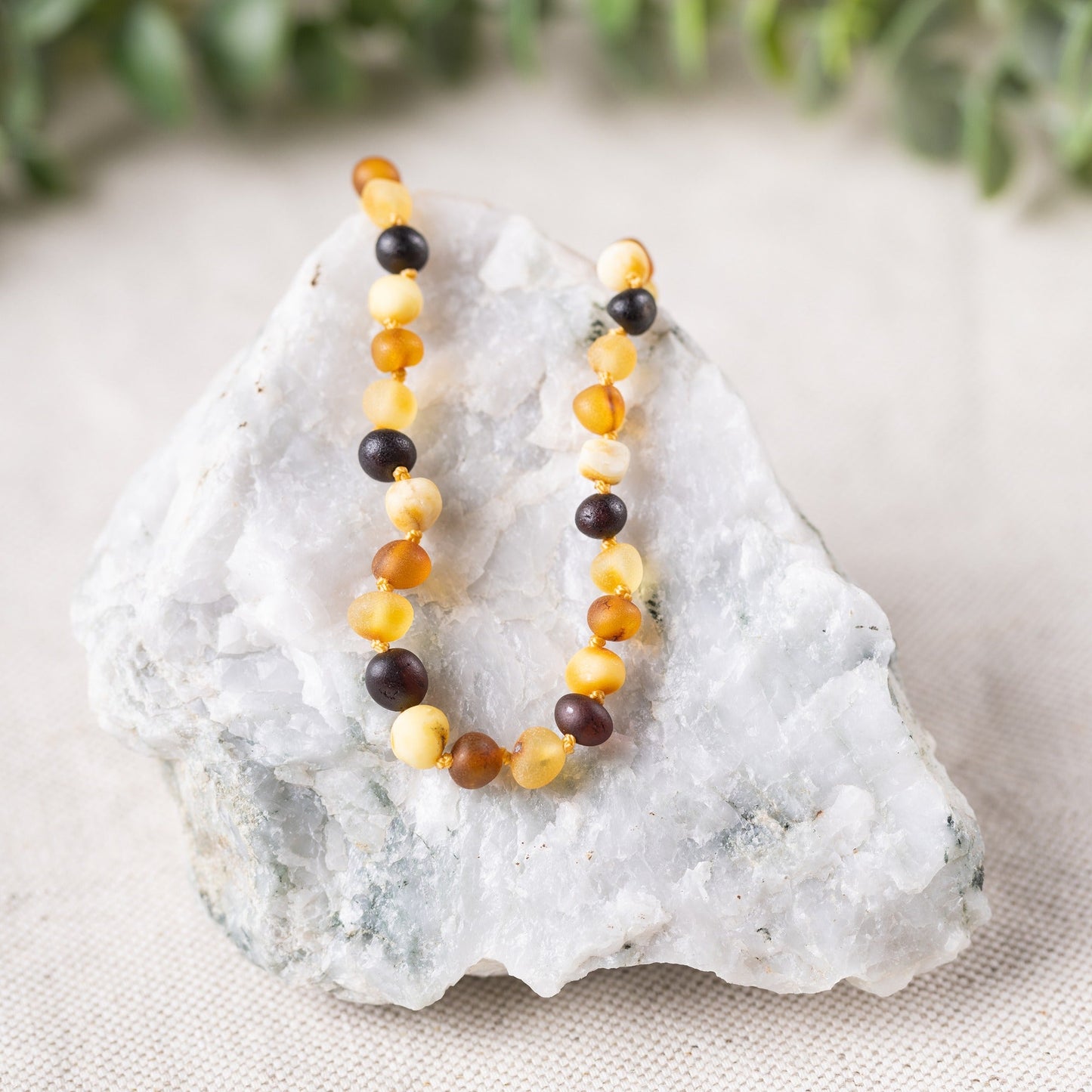 Baltic Amber Necklace for Children - Screw Clasp - Sweetbottoms BoutiqueR.B. Amber Jewelry