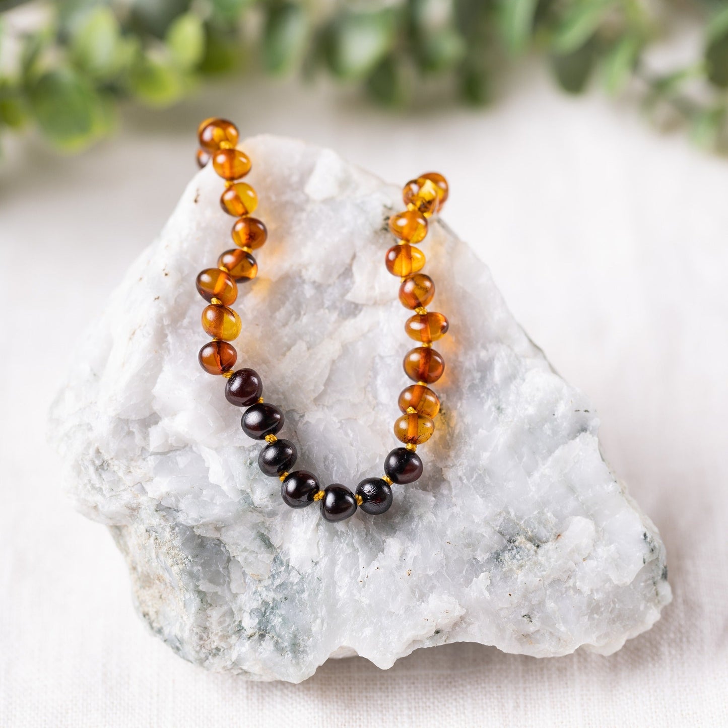 Baltic Amber Necklace for Children - Screw Clasp - Sweetbottoms BoutiqueR.B. Amber Jewelry
