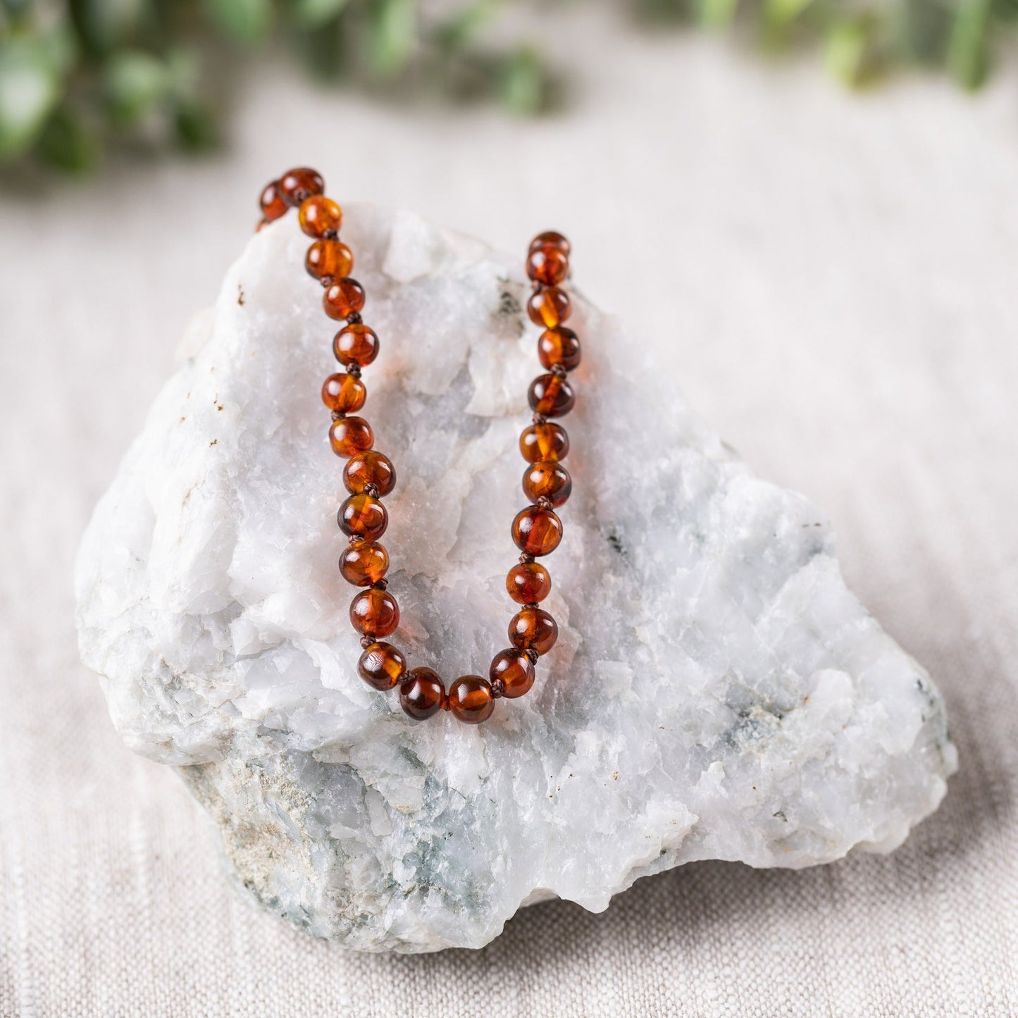 Baltic Amber Necklace for Children - Screw Clasp - Sweetbottoms BoutiqueR.B. Amber Jewelry