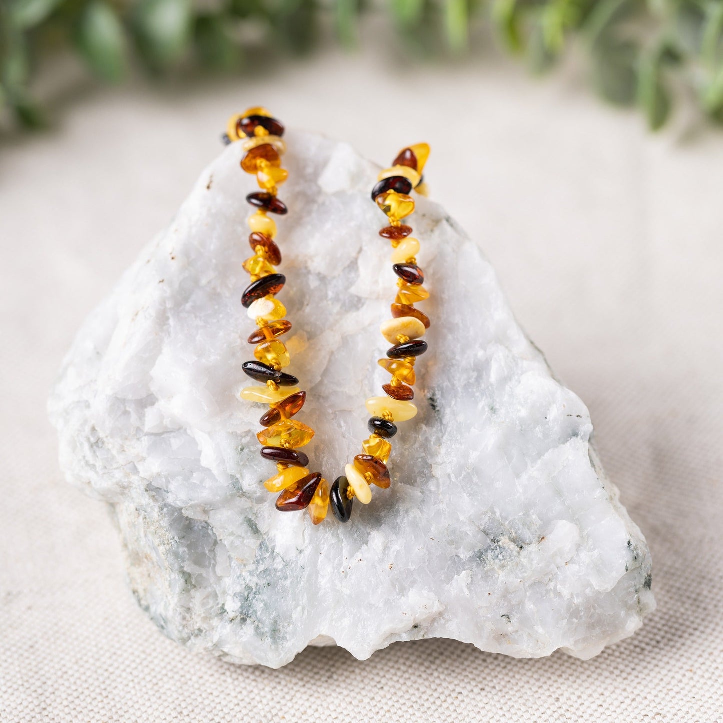 Baltic Amber Necklace for Children - Screw Clasp - Sweetbottoms BoutiqueR.B. Amber Jewelry
