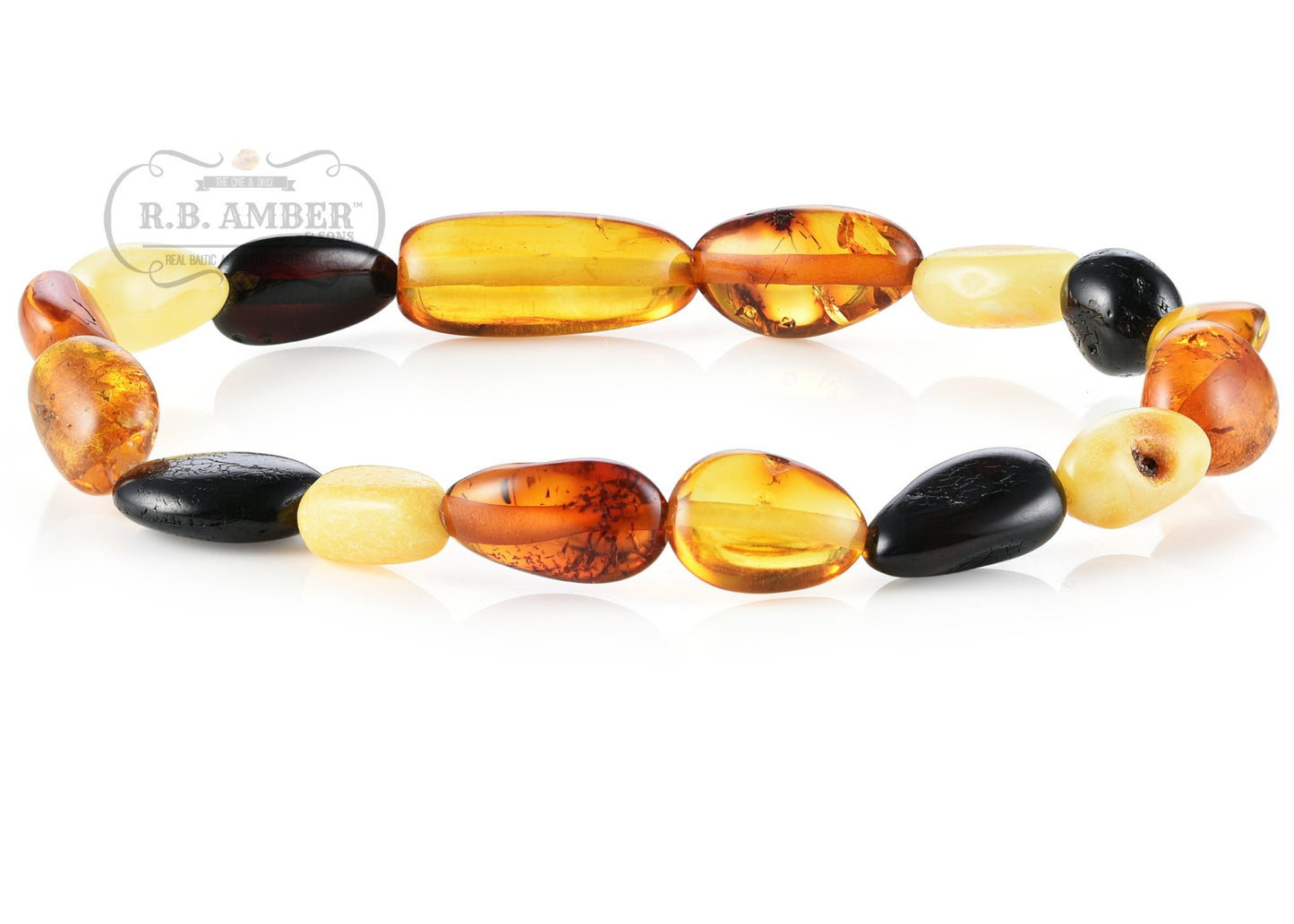 CLEARANCE - Baltic Amber Bracelet for Adults - Sweetbottoms BoutiqueR.B. Amber Jewelry