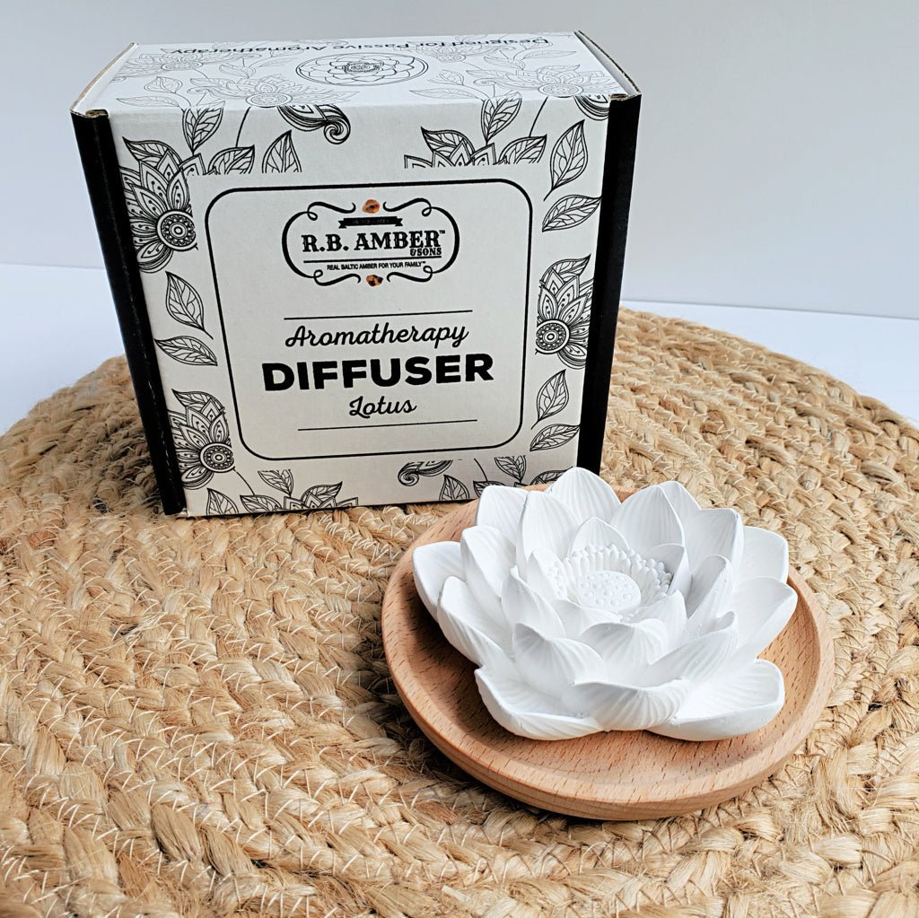 R.B. Amber Aromatherapy Lotus Diffuser - Sweetbottoms BoutiqueR.B. Amber Jewelry