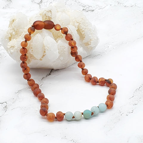 Image of CLEARANCE - Baltic Amber Necklace for Children