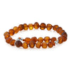 CLEARANCE - Baltic Amber Anklet for Adults