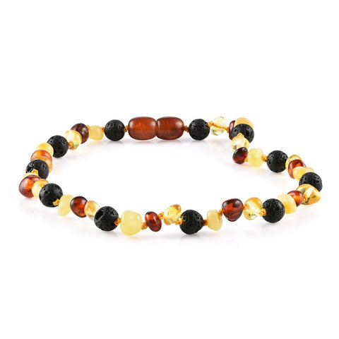 Image of CLEARANCE - Baltic Amber Aromatherapy Necklace for Children