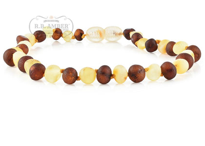 Baltic Amber Children's Necklace - Surprise Pack of 3 - FINAL SALE Teething Jewelry R.B. Amber Jewelry 