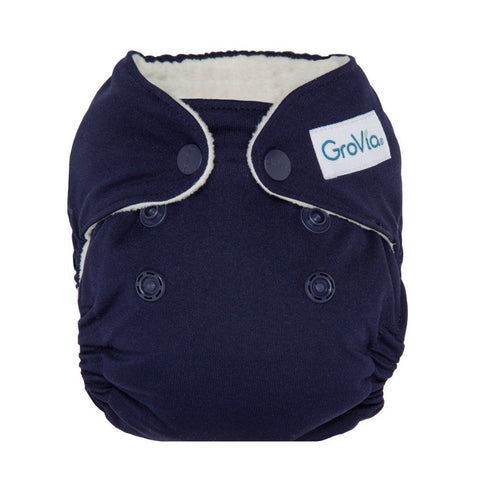 Image of GroVia Newborn All-In-One Cloth Diaper Cloth Diaper GroVia Arctic 