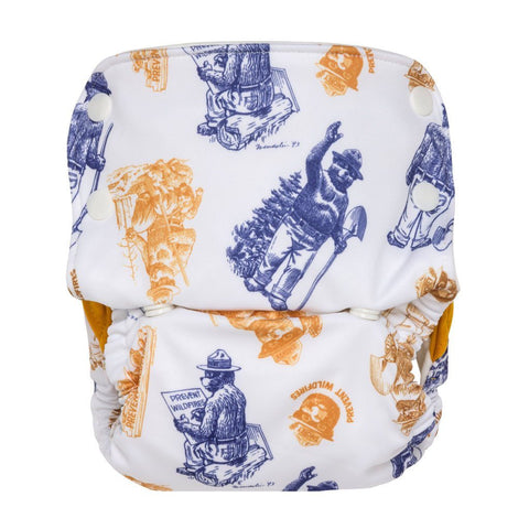 Image of GroVia Organic One-Size All-In-One Cloth Diaper Cloth Diaper GroVia Only You 