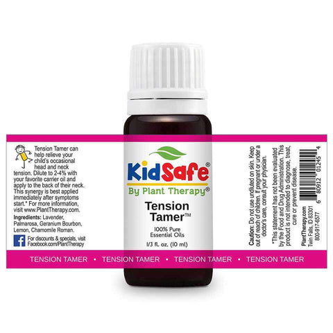 Image of KidSafe Tension Tamer Synergy Blend - Plant Therapy 100% Pure Essential Oils Essential Oil Plant Therapy Essential Oils 
