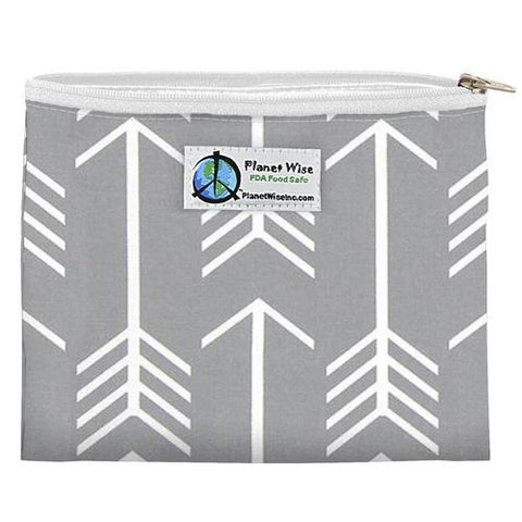 Image of Planet Wise Reusable Zipper Sandwich Bag Feeding Planet Wise Aim Twill 