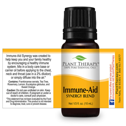 Image of Immune-Aid Synergy Blend - Plant Therapy 100% Pure Essential Oils