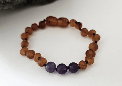 CLEARANCE - Baltic Amber/Gemstone Children's Bracelet - Sweetbottoms BoutiqueR.B. Amber Jewelry