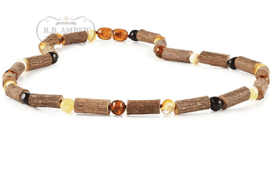 CLEARANCE - Hazelwood & Baltic Amber Necklace for Adults - Sweetbottoms BoutiqueR.B. Amber Jewelry