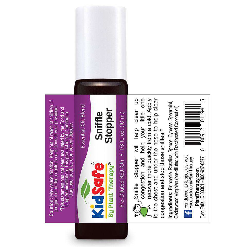 KidSafe Sniffle Stop Synergy Blend - Plant Therapy 100% Pure Essential Oils - Sweetbottoms BoutiquePlant Therapy Essential Oils