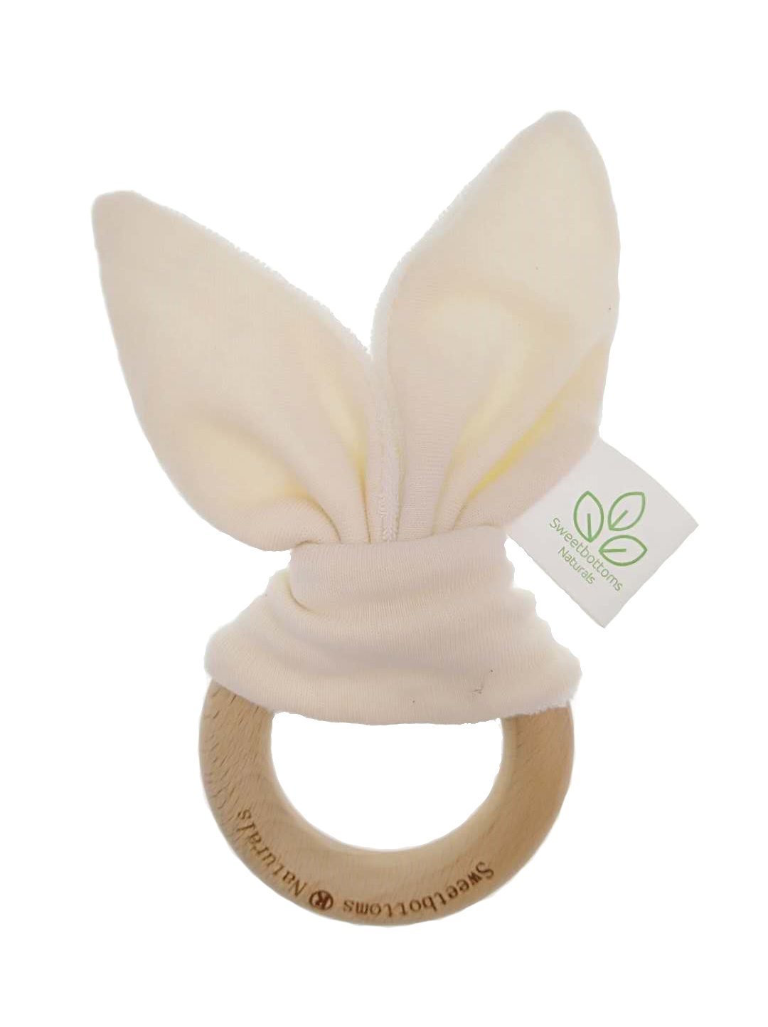 Organic Bunny Ear Teething Toy - Sweetbottoms BoutiqueSweetbottoms Naturals