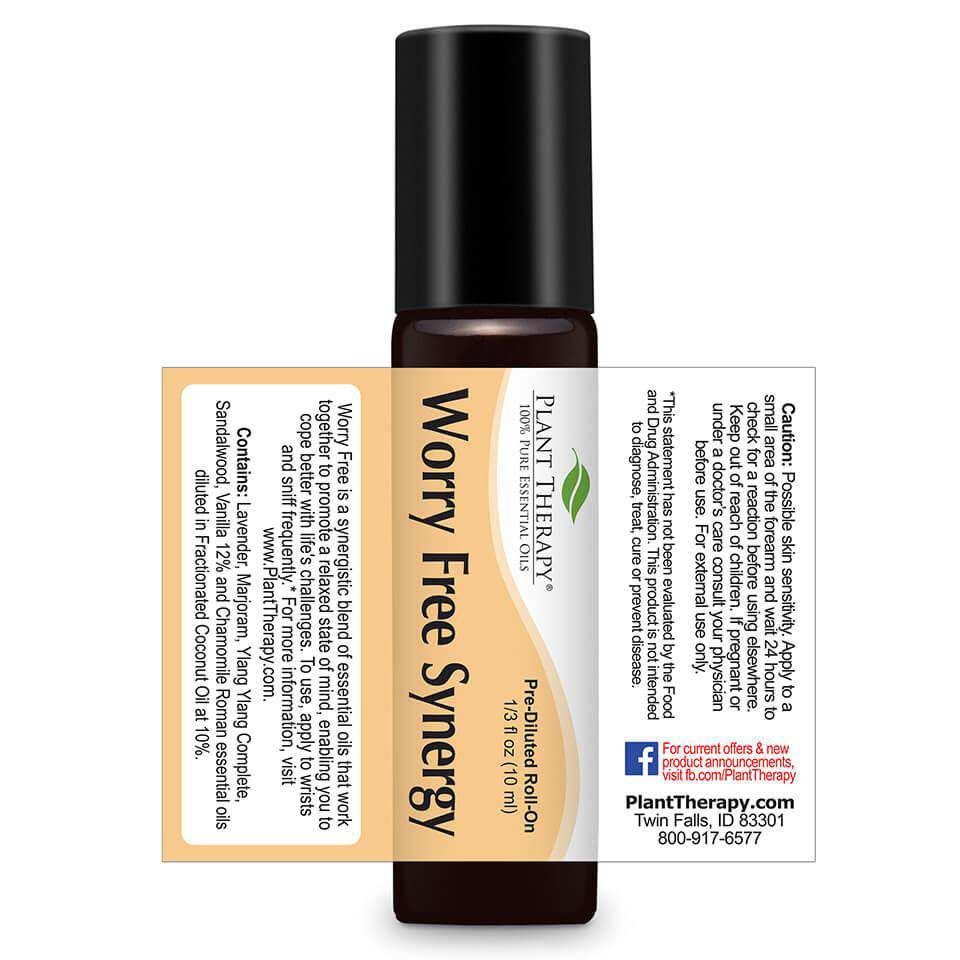 Worry Free Synergy Blend - Plant Therapy 100% Pure Essential Oils - Sweetbottoms BoutiquePlant Therapy Essential Oils