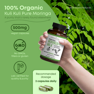 Organic Moringa for Milk™ Lactation Supplement - 120 Capsules