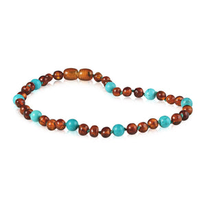 Baltic Amber/Gemstone Children's Necklace