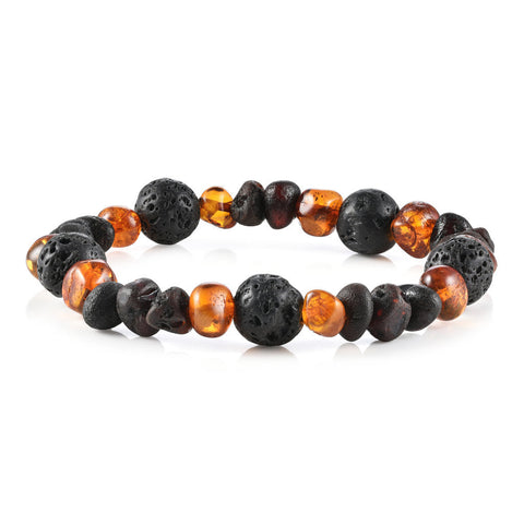 Image of CLEARANCE -  Baltic Amber Aromatherapy Bracelet for Adults