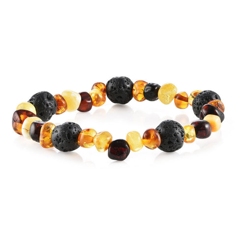 Image of CLEARANCE -  Baltic Amber Aromatherapy Bracelet for Adults