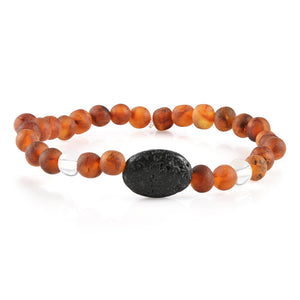 CLEARANCE -  Baltic Amber Aromatherapy Bracelet for Adults