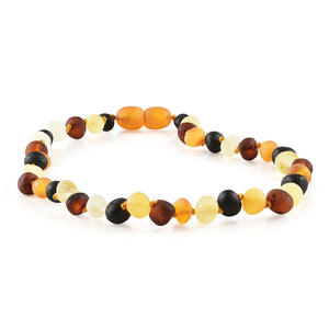 CLEARANCE - Baltic Amber Necklace for Children - POP CLASP