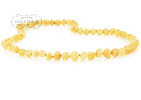 Image of Baltic Amber Necklace for Adults Jewelry R.B. Amber Jewelry 17-19 inches Raw Lemon 