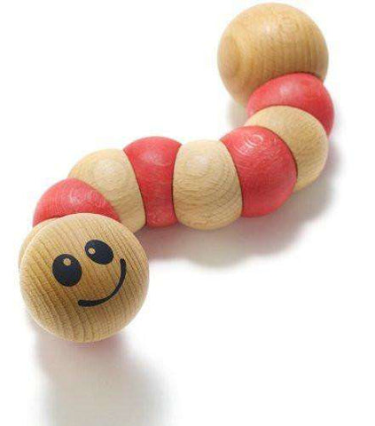 Image of BeginAgain Toys Earthworm Toy BeginAgain Toys Red 
