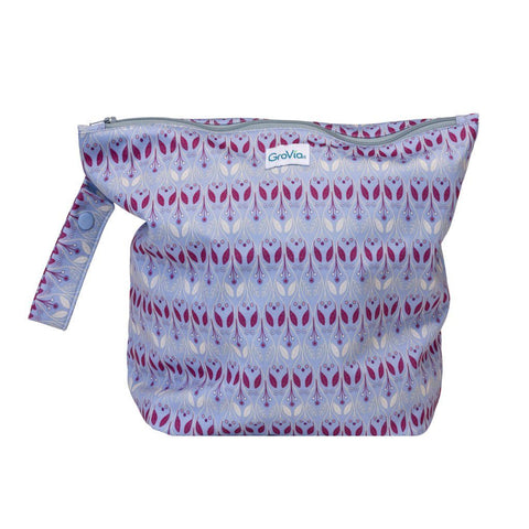 Image of GroVia Zippered Cloth Diaper Wetbag Diapering Accessory GroVia Waverly 