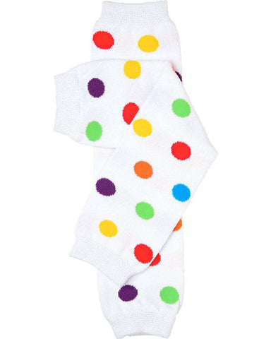 Image of juDanzy Leg Warmers Clothing juDanzy Rainbow Dot 