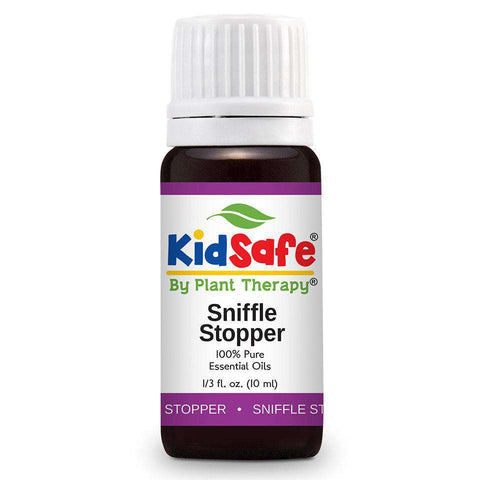 Image of KidSafe Sniffle Stop Synergy Blend - Plant Therapy 100% Pure Essential Oils Essential Oil Plant Therapy Essential Oils 10 ml 