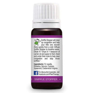 KidSafe Sniffle Stop Synergy Blend - Plant Therapy 100% Pure Essential Oils Essential Oil Plant Therapy Essential Oils 