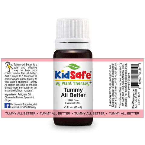 Image of KidSafe Tummy All Better Synergy Blend - Plant Therapy 100% Pure Essential Oils Essential Oil Plant Therapy Essential Oils 