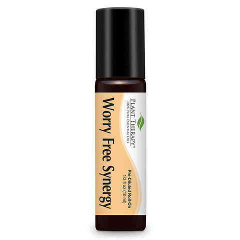 Image of Worry Free Synergy Blend - Plant Therapy 100% Pure Essential Oils Essential Oil Plant Therapy Essential Oils 10 ml Pre-Diluted Roll-On 