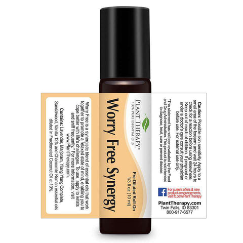 Image of Worry Free Synergy Blend - Plant Therapy 100% Pure Essential Oils Essential Oil Plant Therapy Essential Oils 